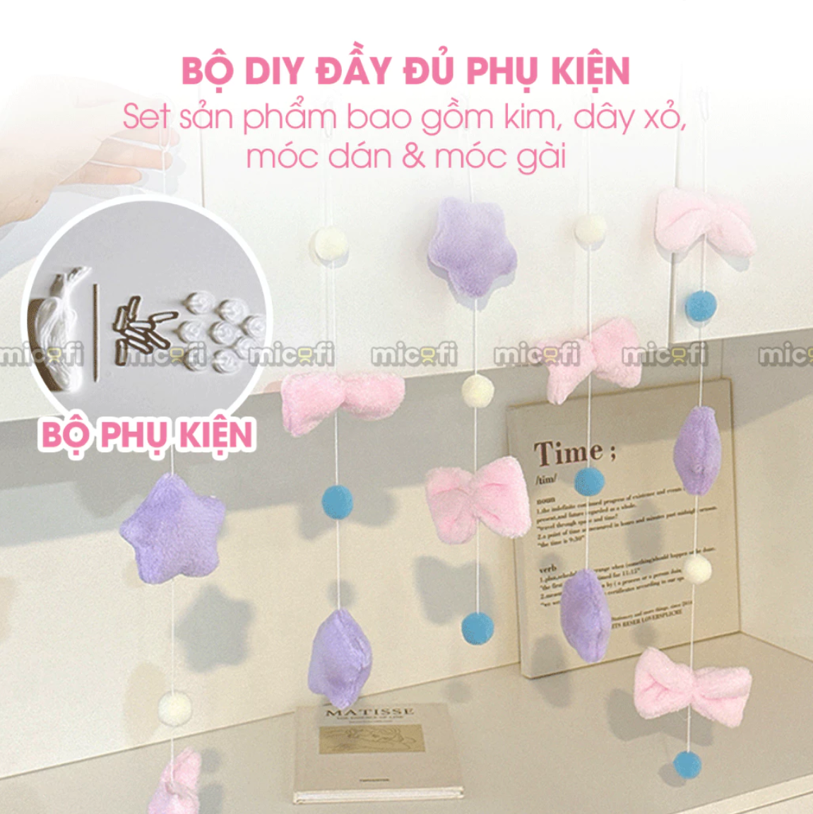 Rèm Cửa Gấu Bông