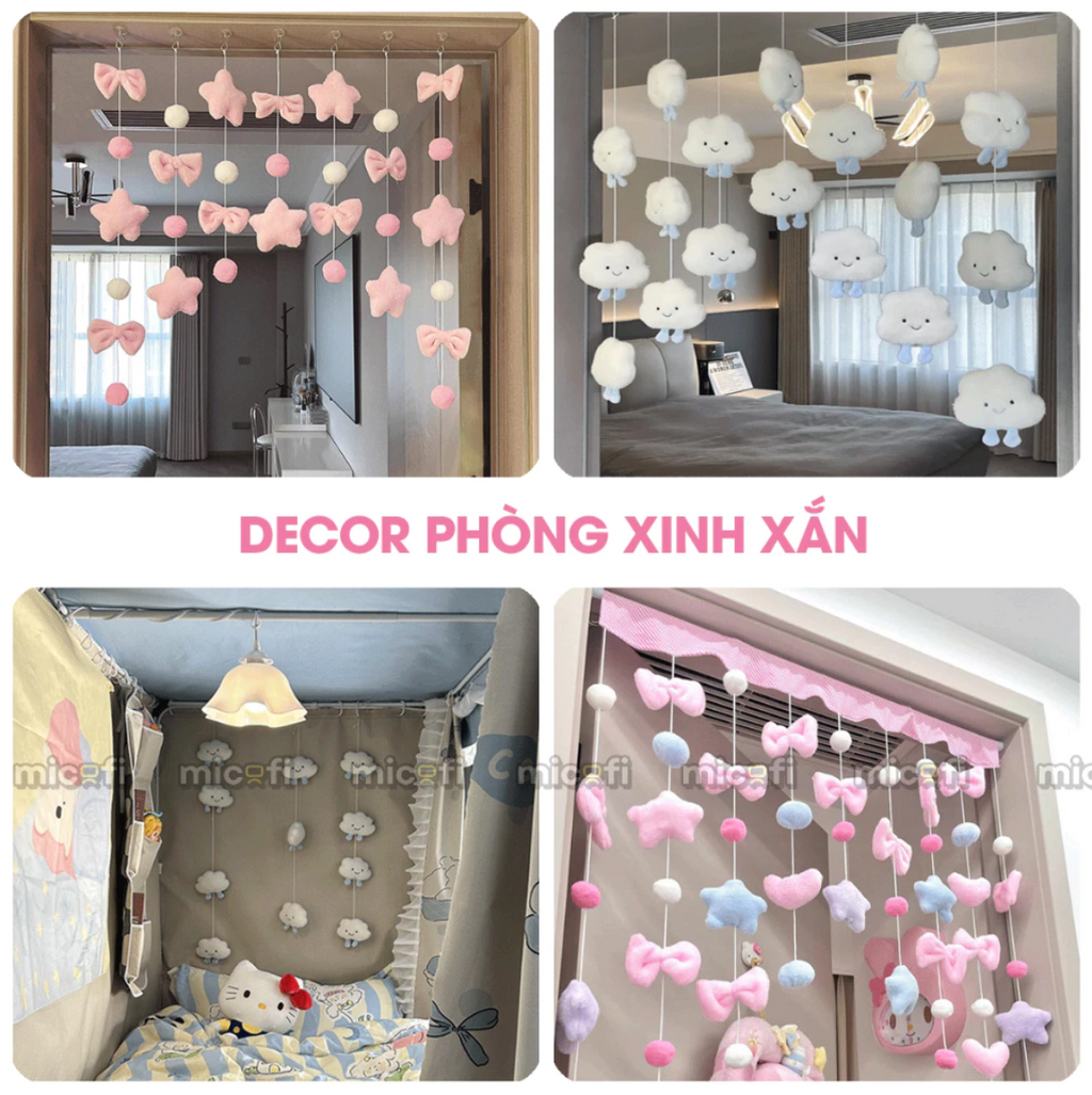 Rèm Cửa Gấu Bông