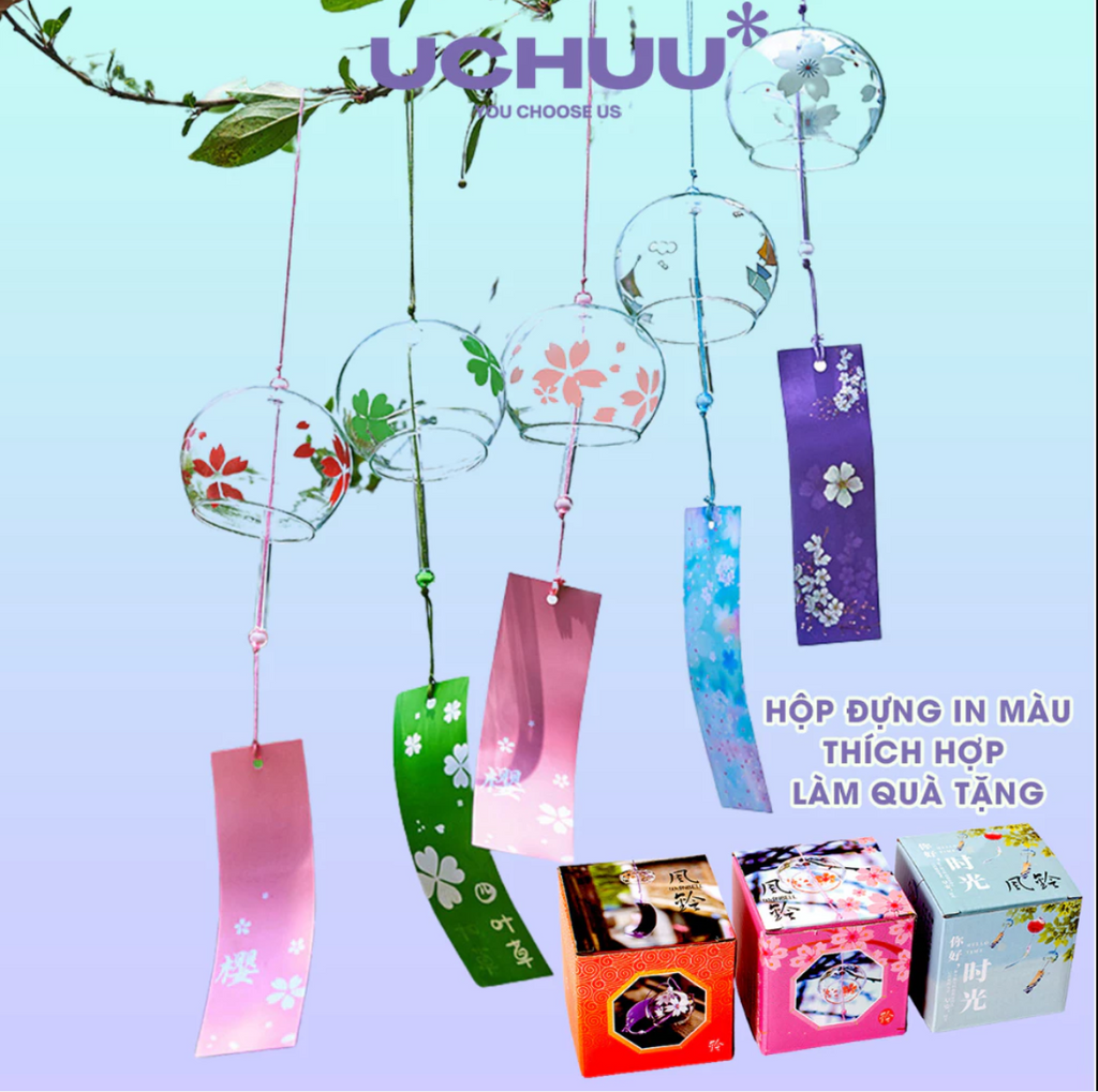 Chuông Gió Thủy Tinh