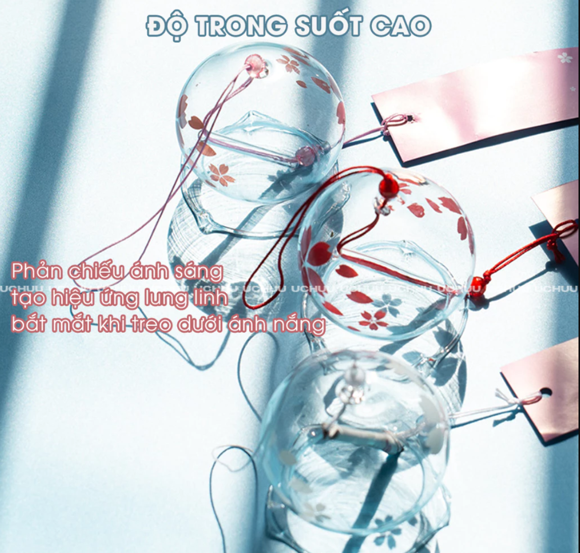 Chuông Gió Thủy Tinh