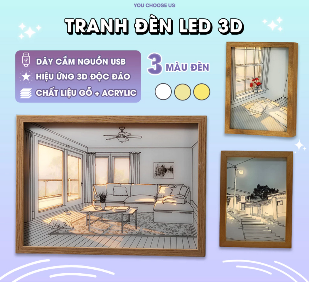 Tranh Đèn LED