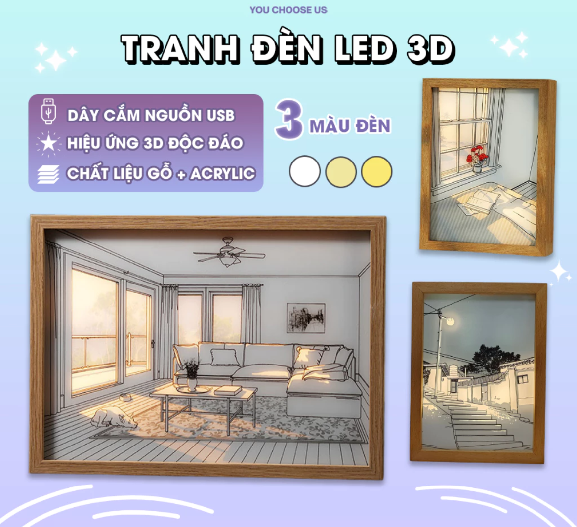 Tranh Đèn LED