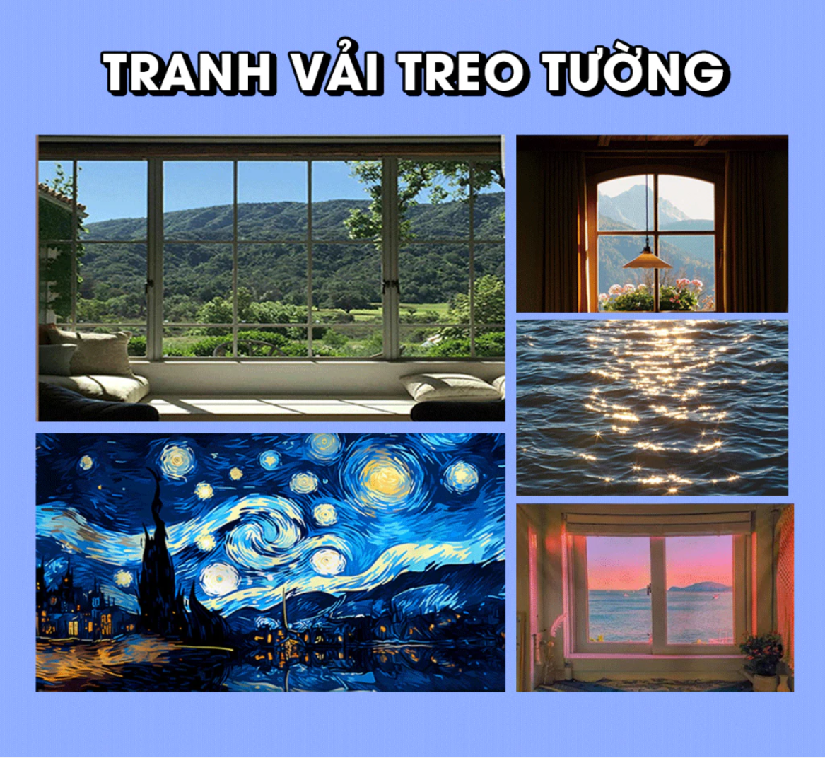 Tranh Vải Treo Tường
